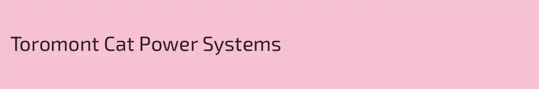 Toromont Cat Power Systems
